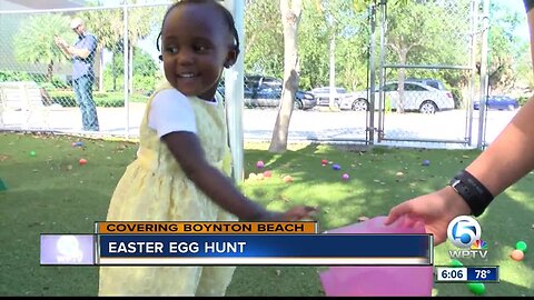 Calvary Chapel in Boynton Beach holds Easter egg hunt