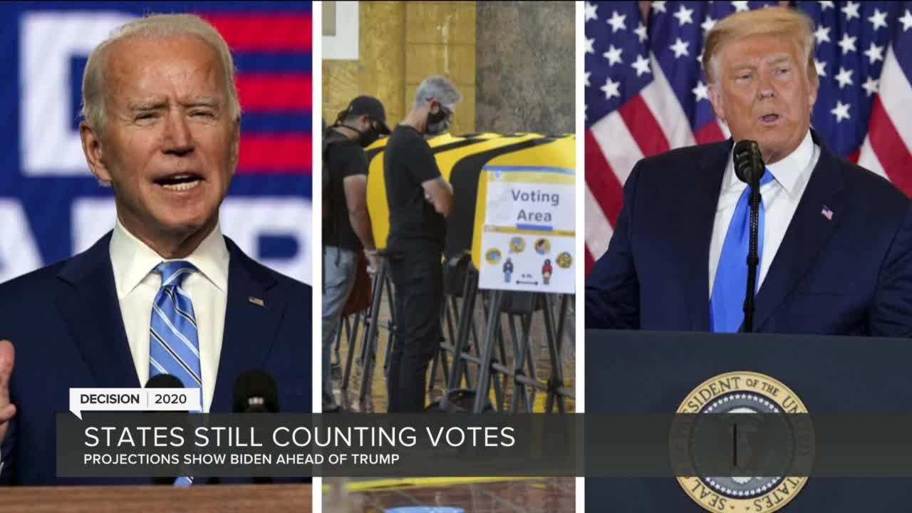States still counting votes