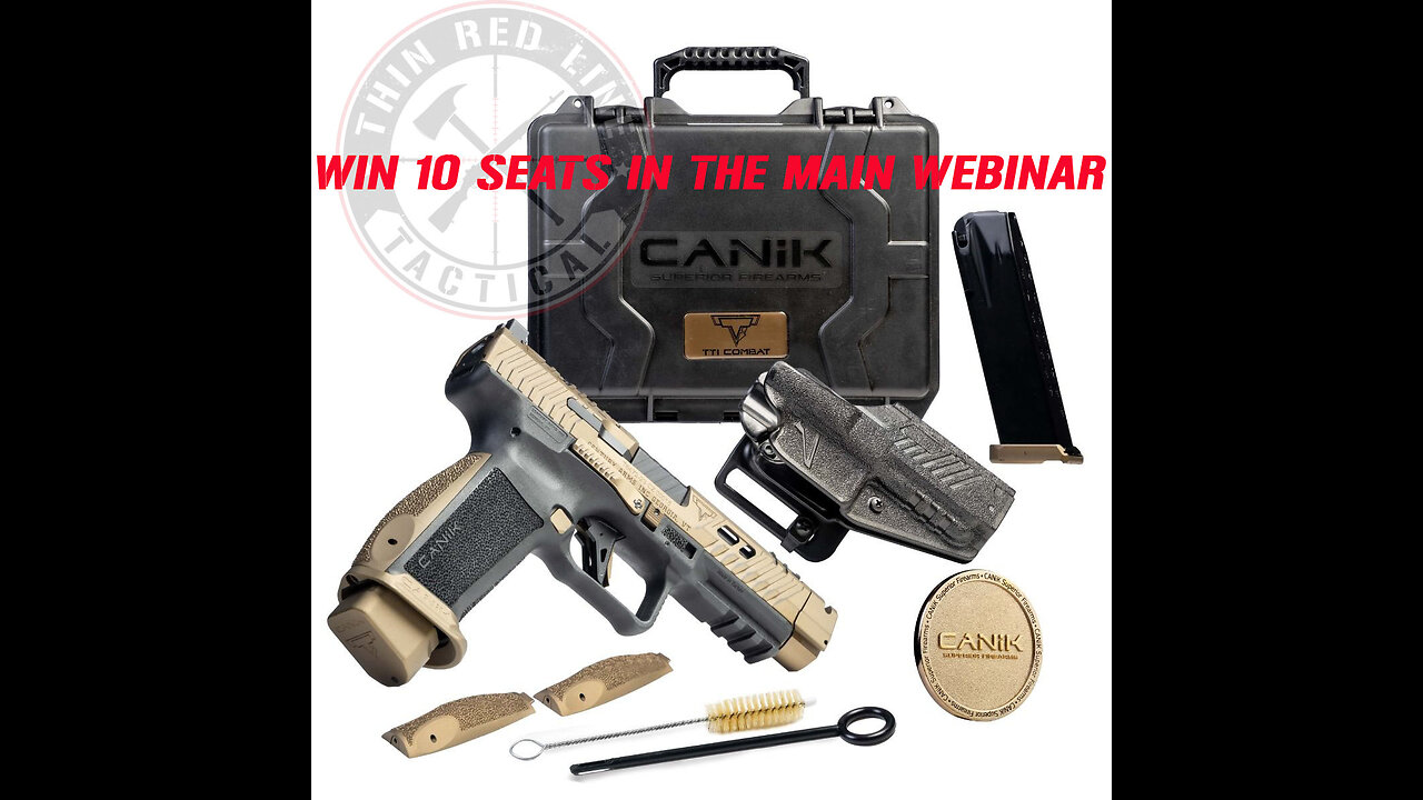 Canik TTI Combat MINI #2 FOR 10 SEATS IN THE MAIN WEBINAR