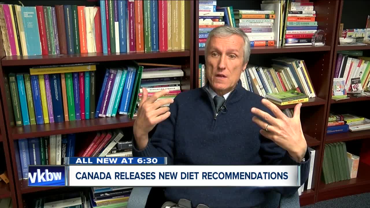 How Canada's new diet recommendations compare to the U.S. ones