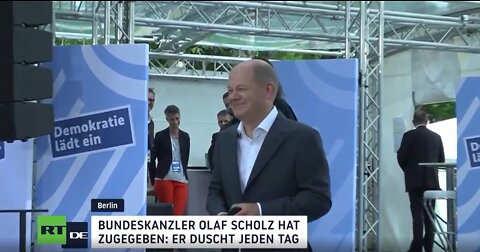 Waschlappen statt Dusche: Bundeskanzler Scholz hält sich nicht an Kretschmanns Energiesparratschläge