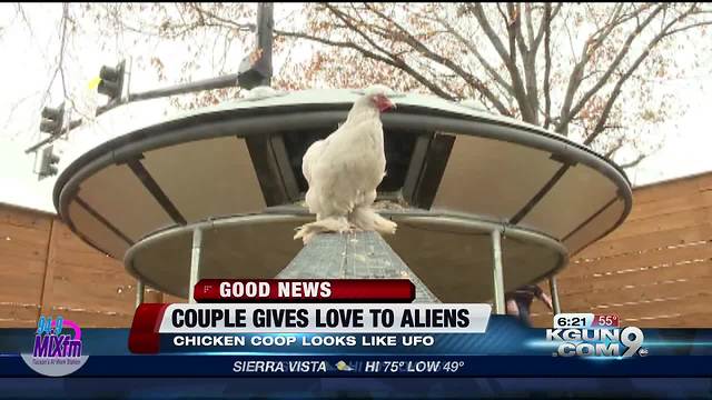 UFO chicken coop