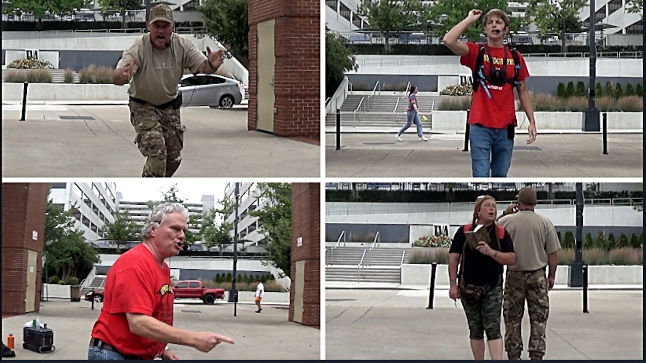 STREET PREACHER...HOPE IN TRIBULATION...BATTLE THE BEAST...KNOXVILLE 2021