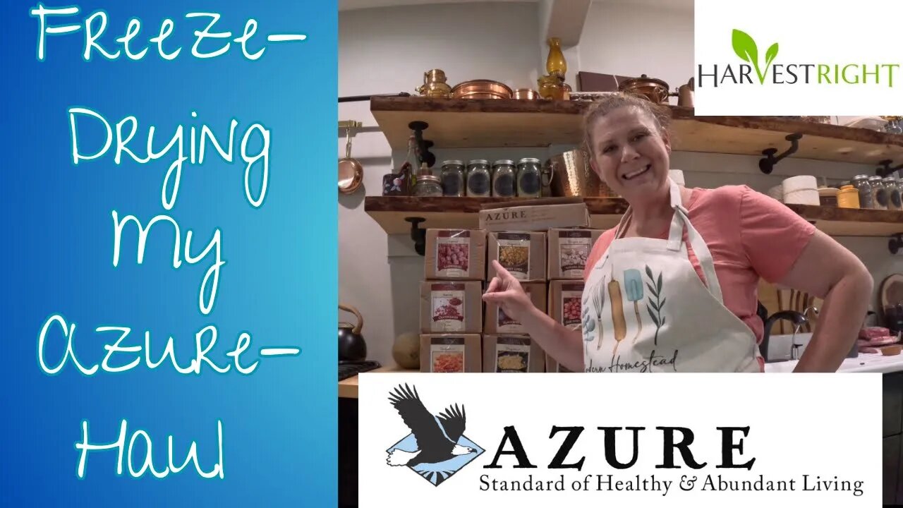 Freeze Drying my Azure Haul June 2023! Frirst Frozen Azure Haul on The Alaskan Homestead