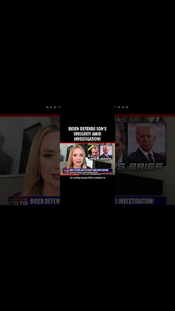 Biden Defends Son’s Integrity Amid Investigation!