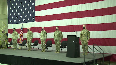 1st Battalion, 168th General Support Aviation deployment ceremony