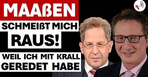 Maaßen schmeißt Journalisten Reinhardt raus, weil er mit Dr. Krall geredet hat