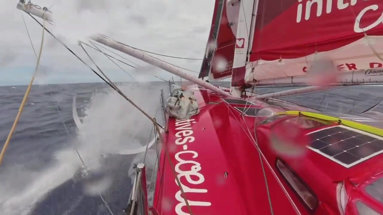 Vendee Globe Day 16 Onboard As Fleet Breaks in Two. Thomas, Sam D&G, Boris, Pip, Jean LeCam, more