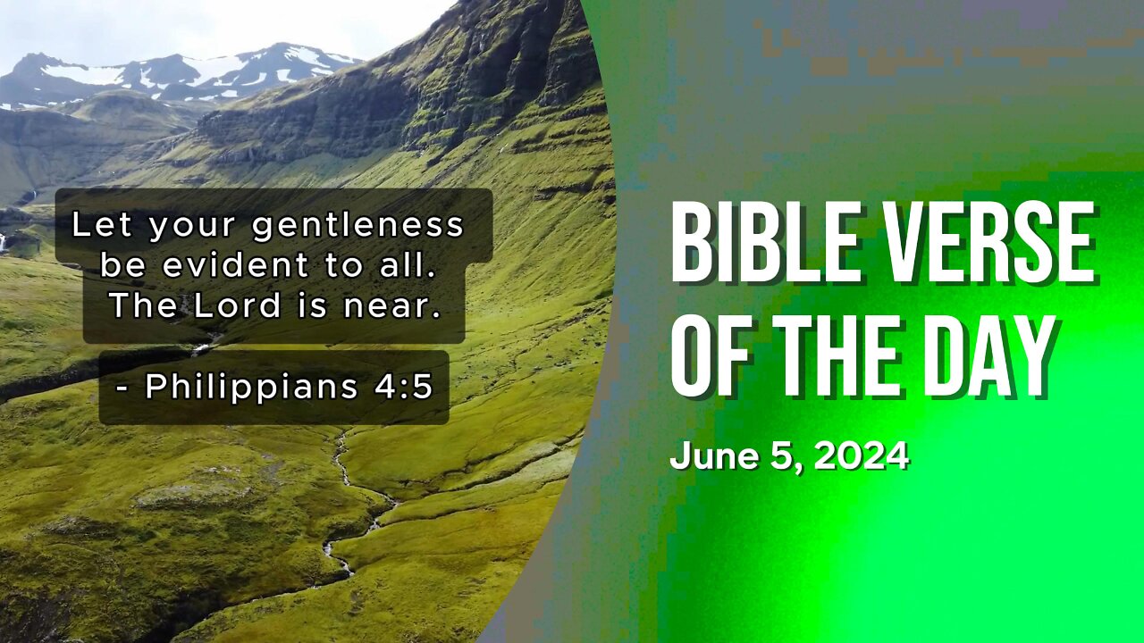 Bible Verse of the Day: June 5, 2024