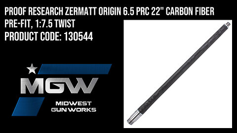 PROOF Research Zermatt Origin 6.5 PRC 22" Carbon Fiber Pre-Fit, 1:7.5 Twist - 130544