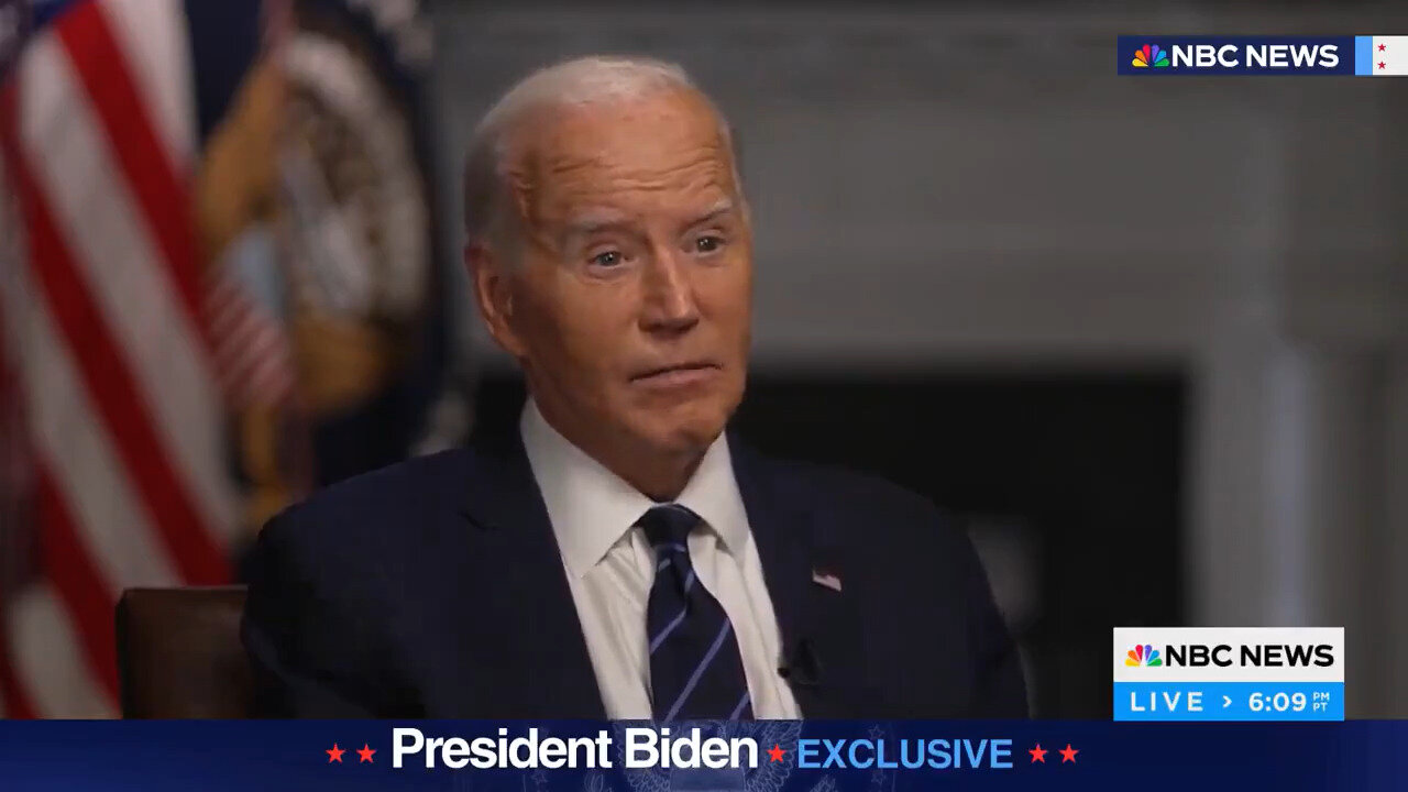 One Line Demolished Biden's Defense Of His Mental Health During Sloppy NBC News Interview