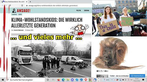 „Der Klimaterrorismus geht weiter, etc.!!!“ ...