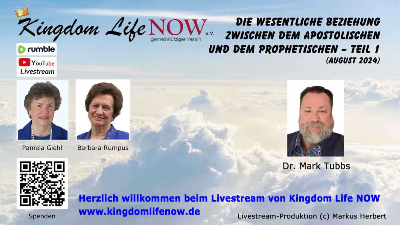 Die wesentliche Beziehung zwischen dem APOSTOLISCHEN und dem Prophetischen - Teil 1 (Dr. Mark Tubbs)