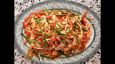 Ginger and Sesame Slaw - A Revitalizer