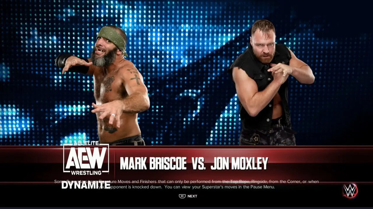 AEW Continental Classic Tournament Gold League Mark Briscoe vs Jon Moxley