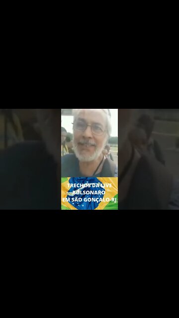 TRECHOS DA LIVE, BOLSONARO EM SÃO GONÇALO- RJ.#shorts