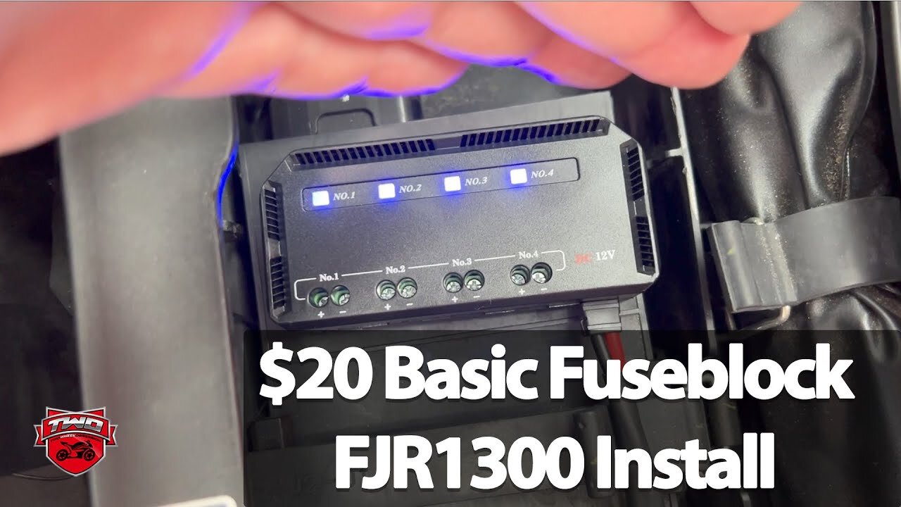 How To Install a FJR1300 Switched $20 Fuse block NO SPLICING