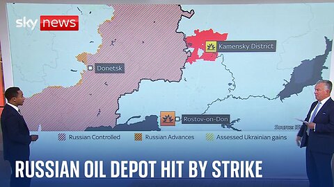 Ukraine launches drone strikes on Russian oil facilities | Ukraine war