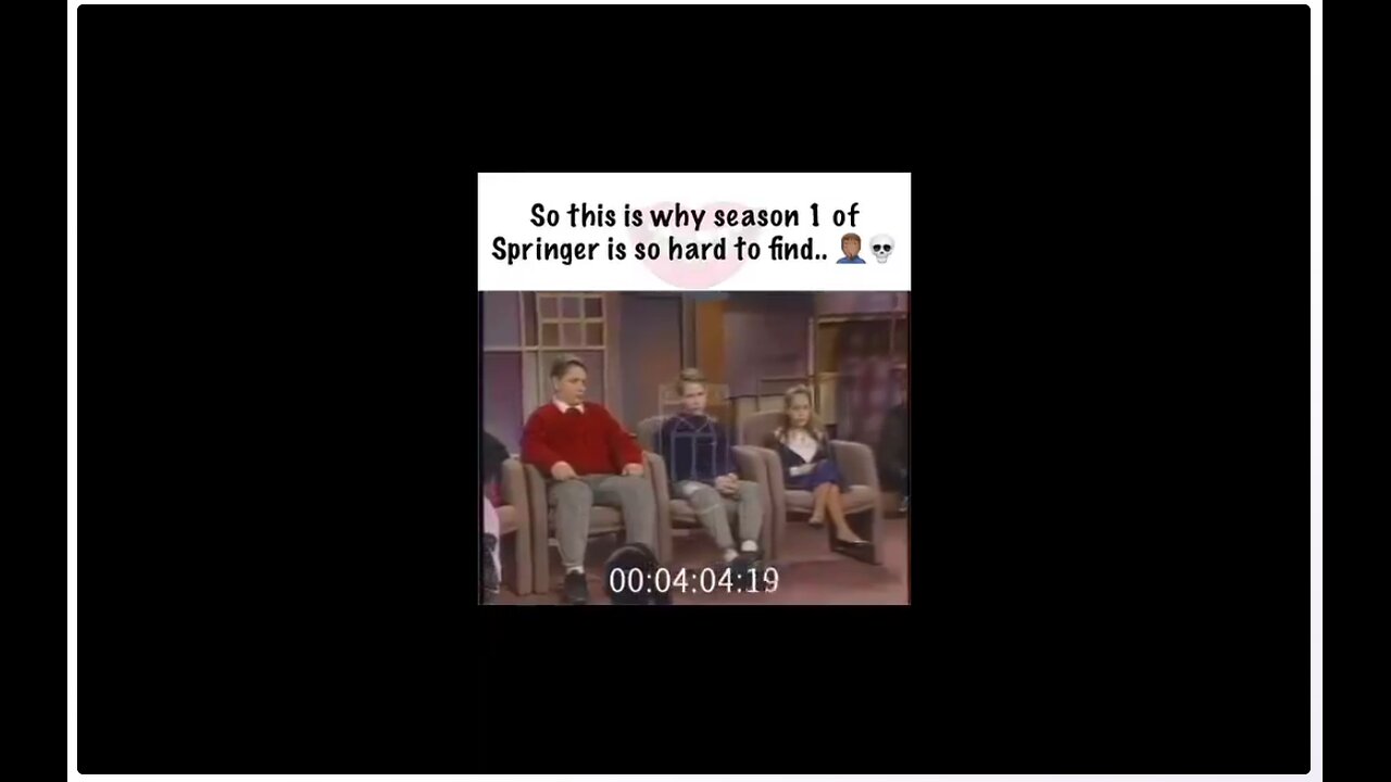 Jerry Springer season 1 hidden because of this clip