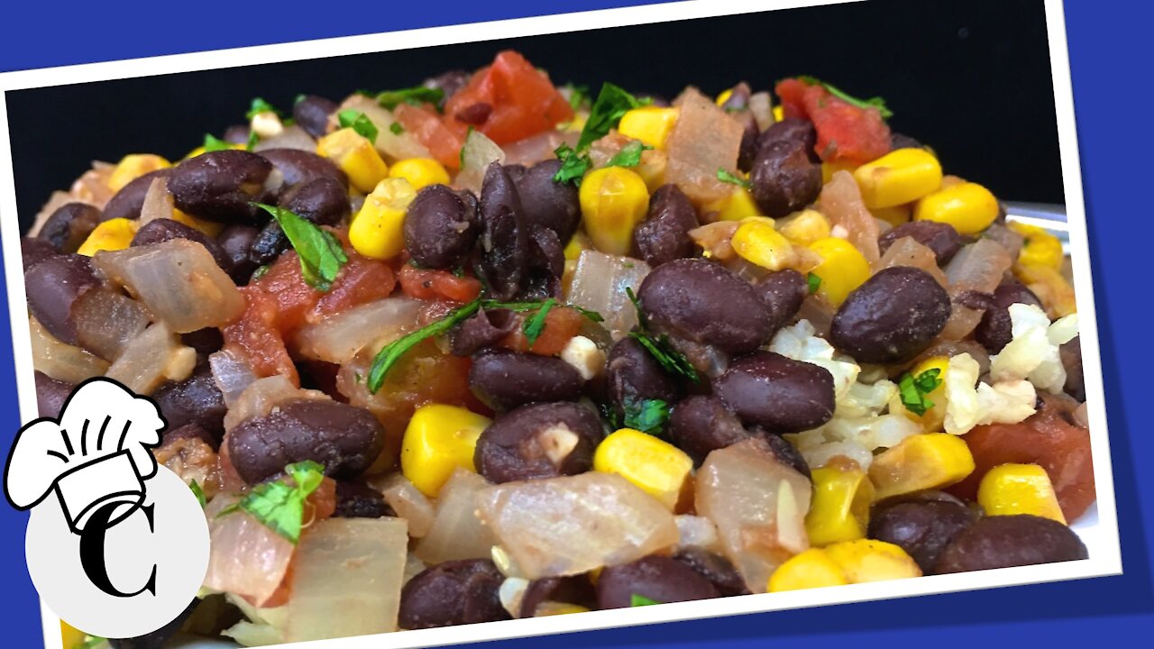 Brazilian Black Beans and Corn! An Easy, Healthy Recipe!