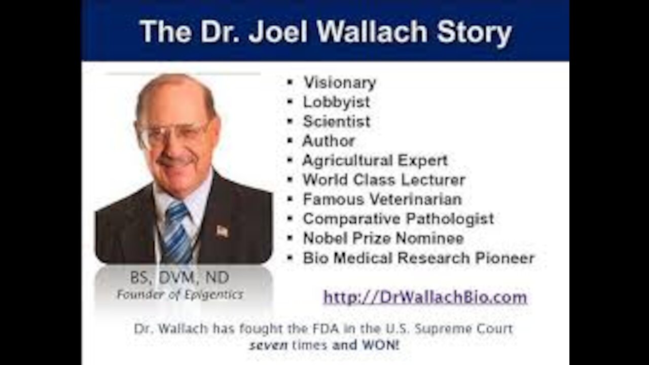 My Interview with Dr. Wallach!