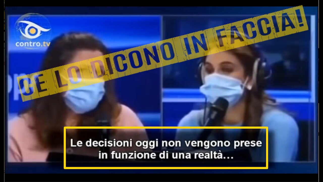 CE LO DICONO IN FACCIA!...