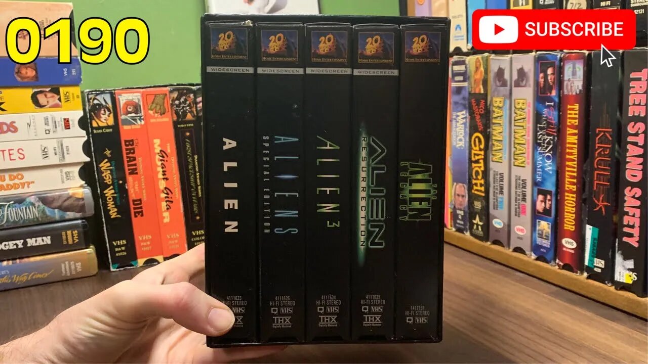 0190 ALIEN Franchise Boxed Set #alien #aliens #alienVHS #alienboxedsetVHS