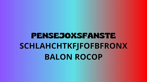 Pensejoxsfanste - Schlahchtkfjfofbfronx Balon Rocop