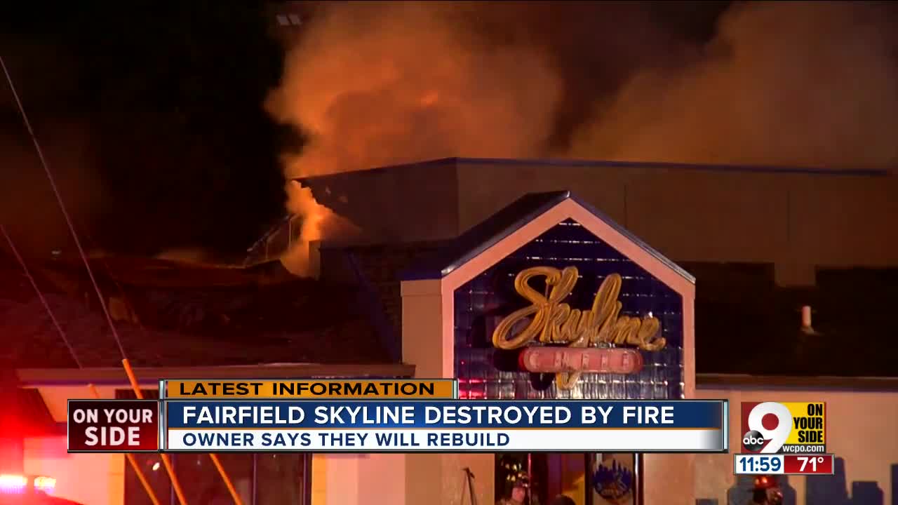 Fairfield Skyline Chili owner vows to rebuild after fire