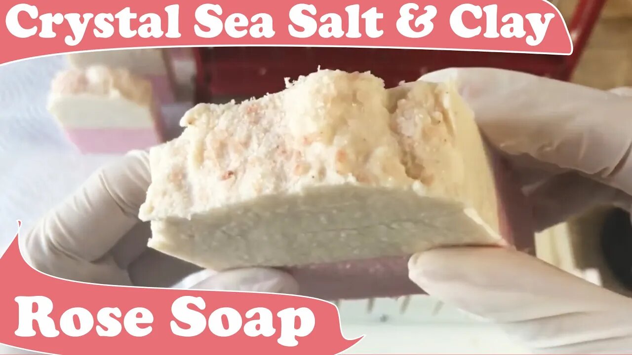 Natural Sea Salt & White Clay Soap Bars ~ Make Soap at Home