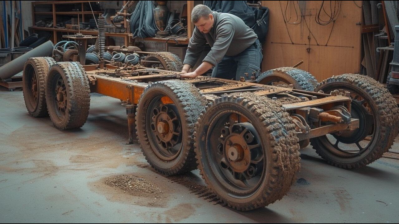 Man Builds AMPHIBIOUS Vehicle from Old Car Parts!