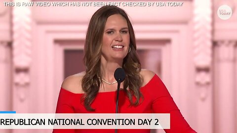 Sarah Huckabee Sanders' full 2024 RNC speech