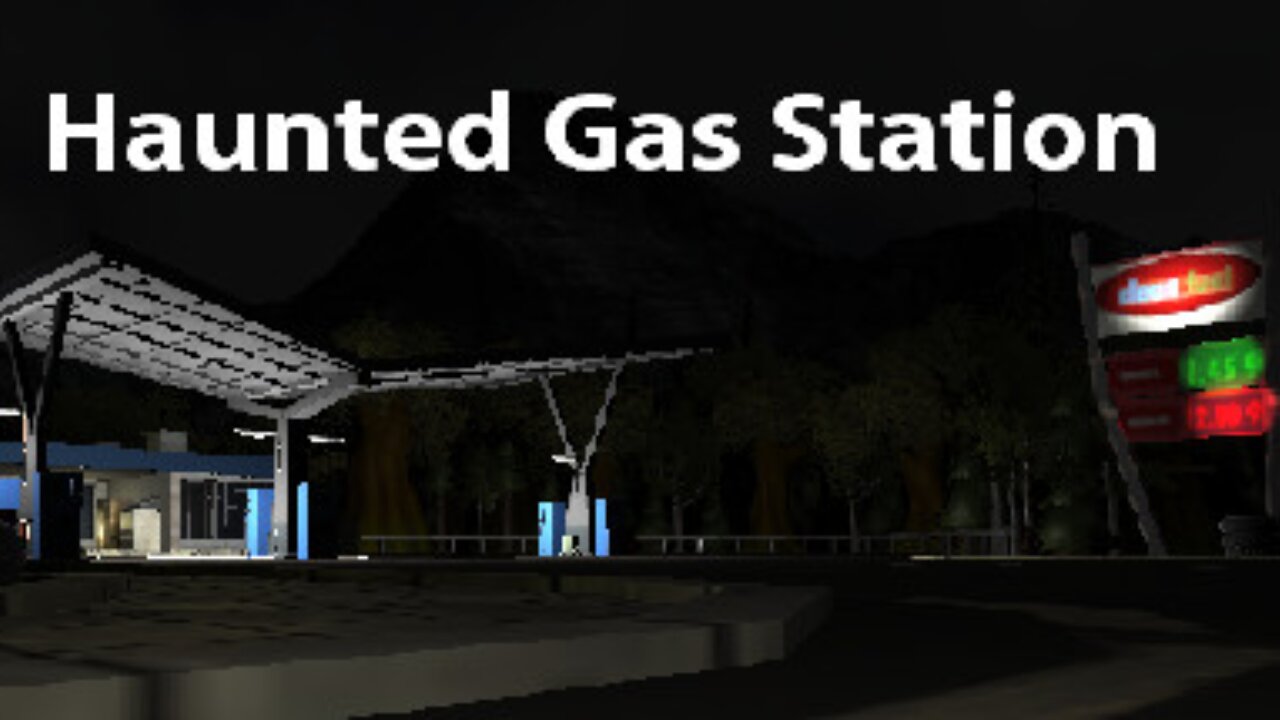 The gas station is haunted | Haunted Gas Station (Warning: Jumpscares and Flashing Lights)