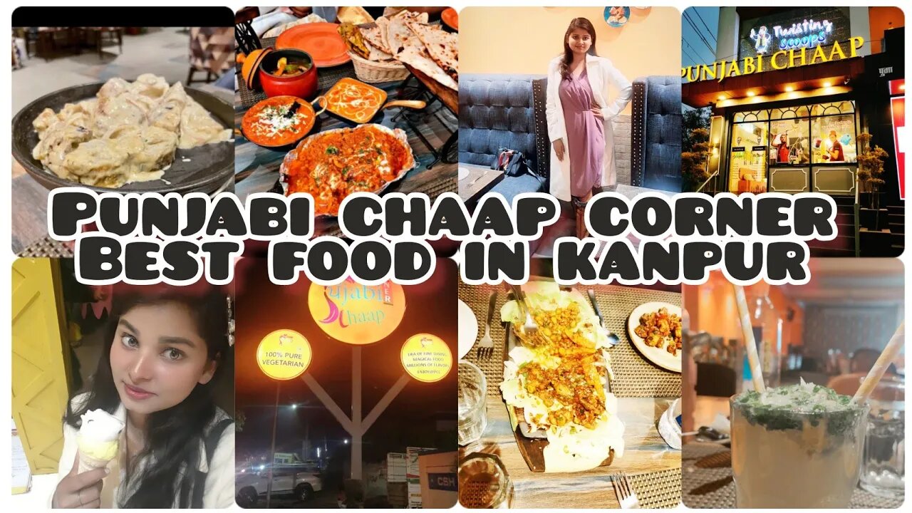 #Family Dinner 🍽️ Punjabi chaap corner best restaurant in kanpur#😊🥰 khub mje kiye @chhayasingh27