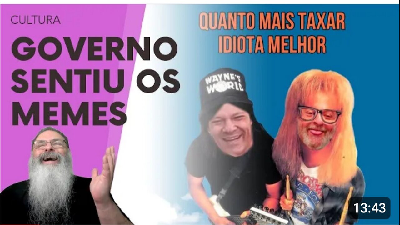 GOVERNO entra em DESESPERO ABERTO com os MEMES do TAXAD e começa a ATIRAR para TODOS OS LADOS