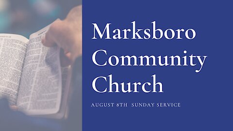 MCC August 8th Service