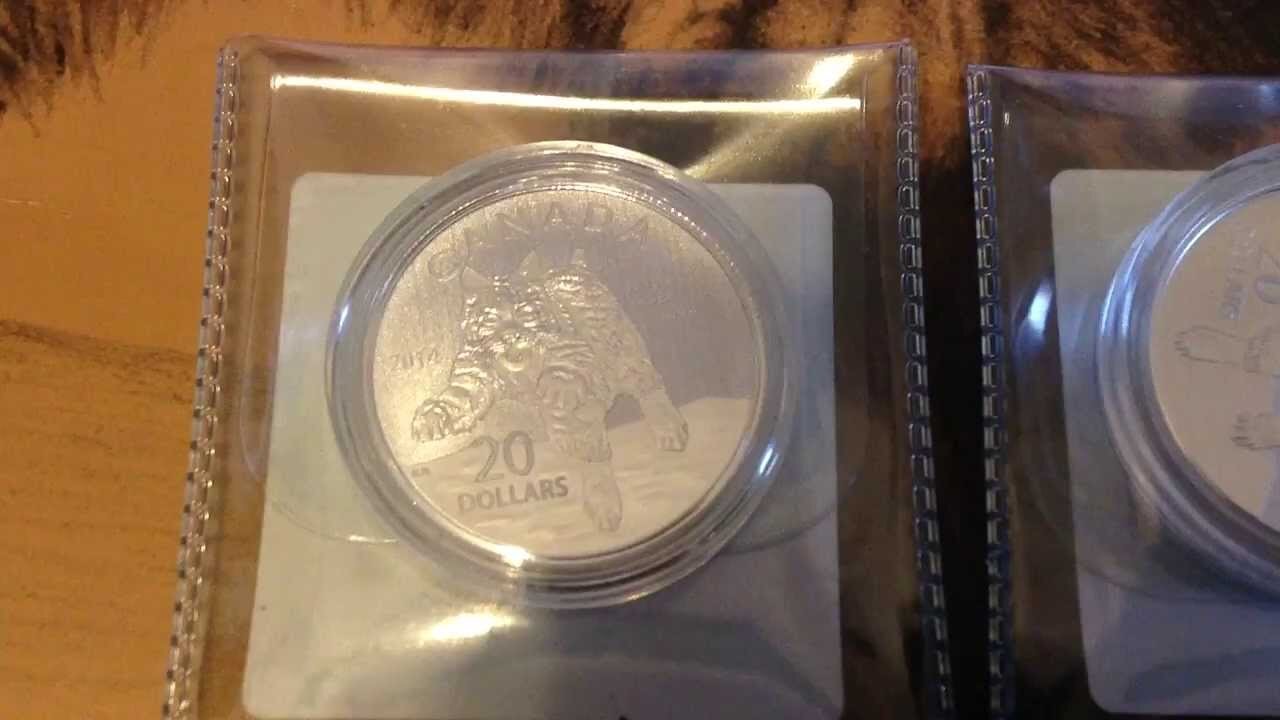2014 Silver Canada 20 For 20 Series: Bobcat Unpackaging