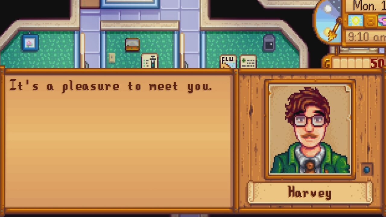 Harvey's Introduction - Stardew Valley Characters #8