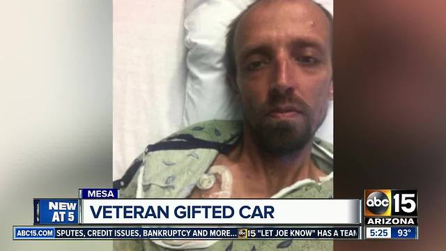 Mesa veteran with cancer given a donated car