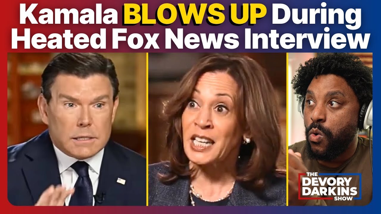 Kamala BLOWS UP During Heated FOX NEWS Interview