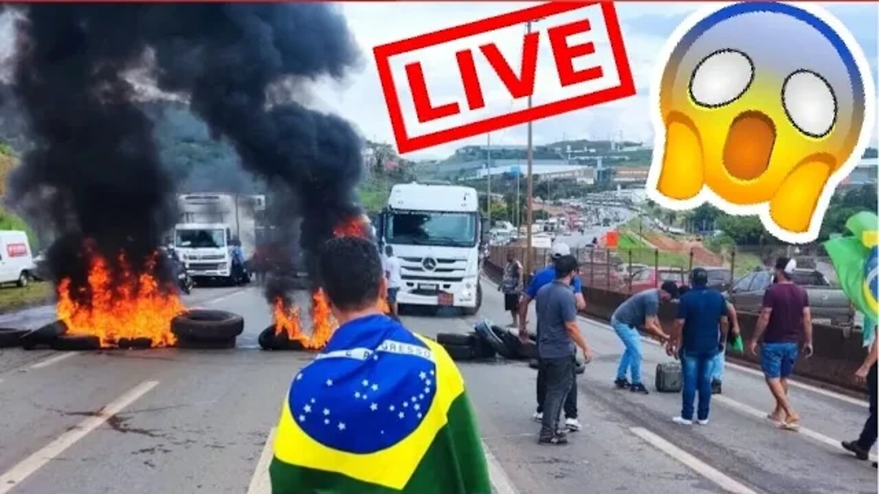 LUVE GREVE DOS CAMINHONEIROS QUE NÃO ACEITA A DERROTA DO BOLSONARO