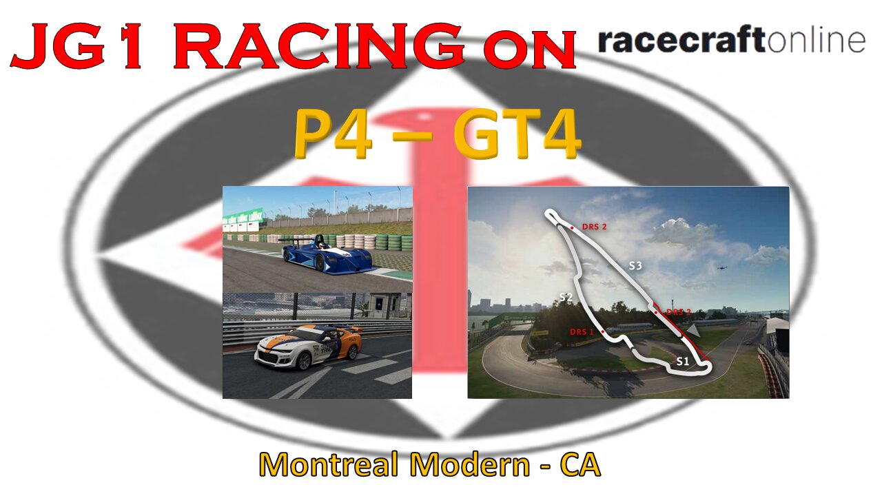 JG1 RACING on RCO - P4 - GT4 - Montreal Modern - CA