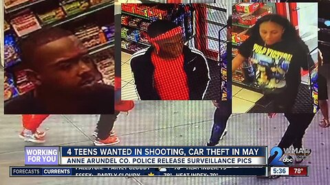 4 teens wanted in shooting, car theft in May