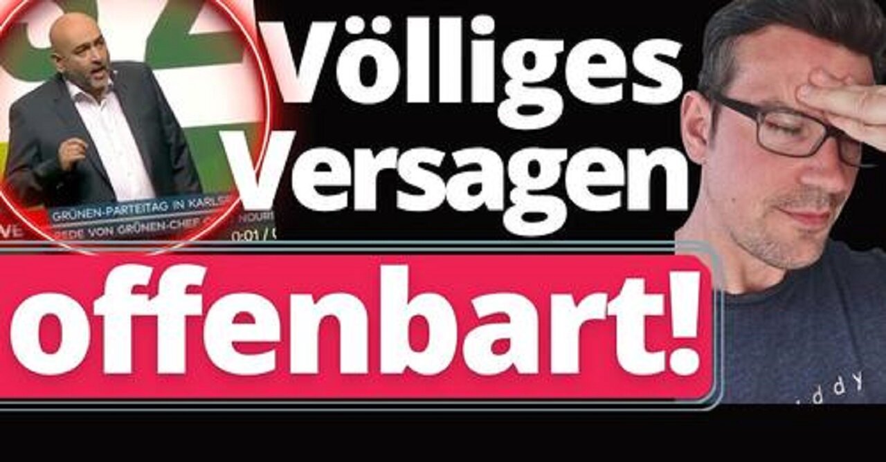 Grüner Nouripour eskaliert auf Bühne!