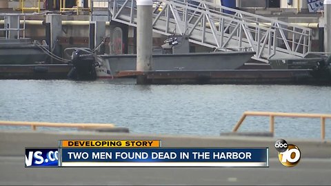 Two men found dead in the harbor