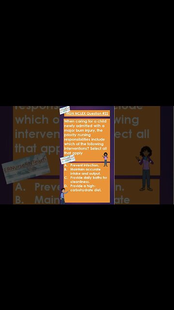 #22 Are you ready to Ace The NCLEX #questionand answer #nclex #lpn #burns #rn #nextgennclex