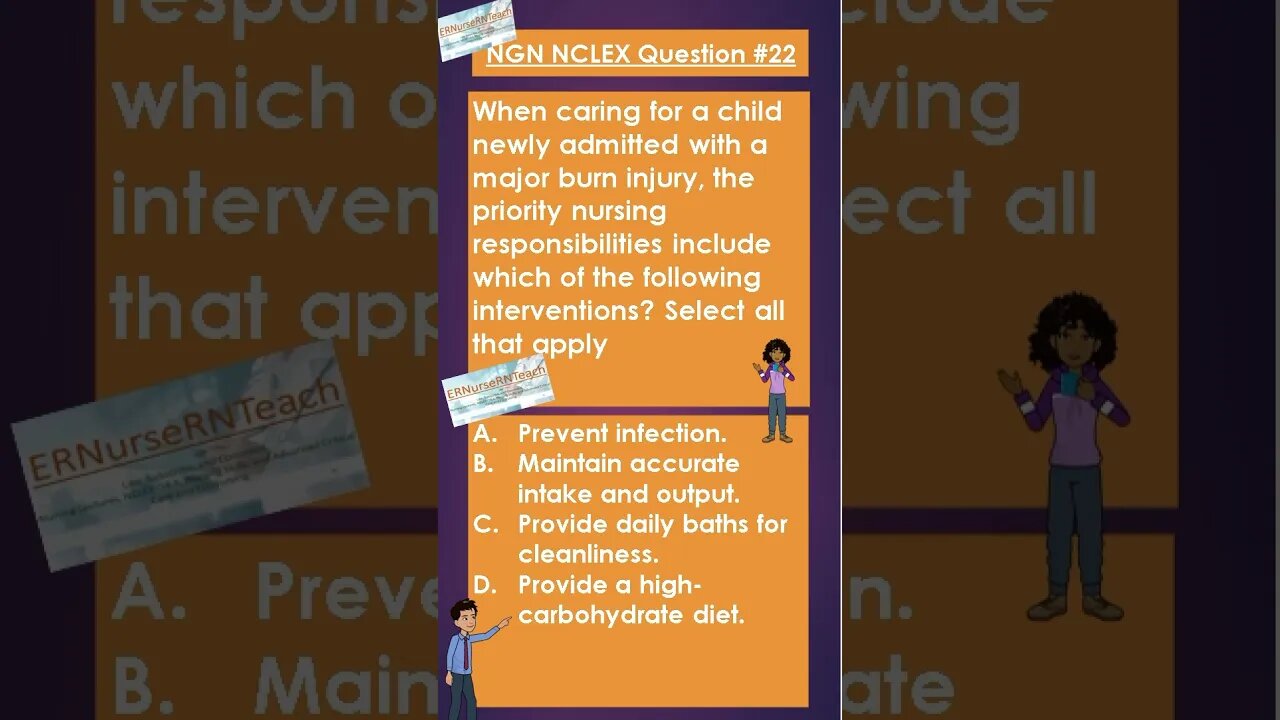 #22 Are you ready to Ace The NCLEX #questionand answer #nclex #lpn #burns #rn #nextgennclex