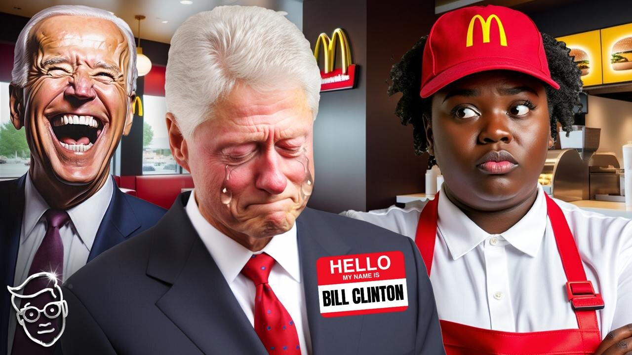 YIKES: Kamala DRAGS Bill Clinton Out to Georgia McDonalds, NO ONE Recognizes: 'WHO Are You, Biden?'