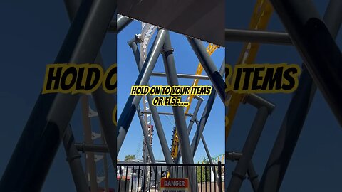 Items LOST On Rollercoaster! #shorts