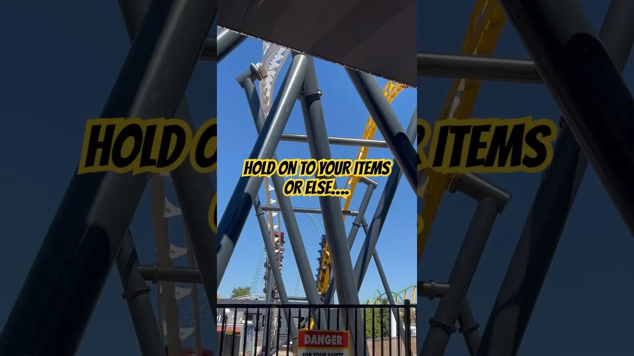 Items LOST On Rollercoaster! #shorts